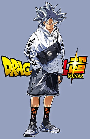 Goku Ultra Instinct Streetwear Fashion Illustration Dragon Ball Super Anime Character Art HD phone wallpaper
