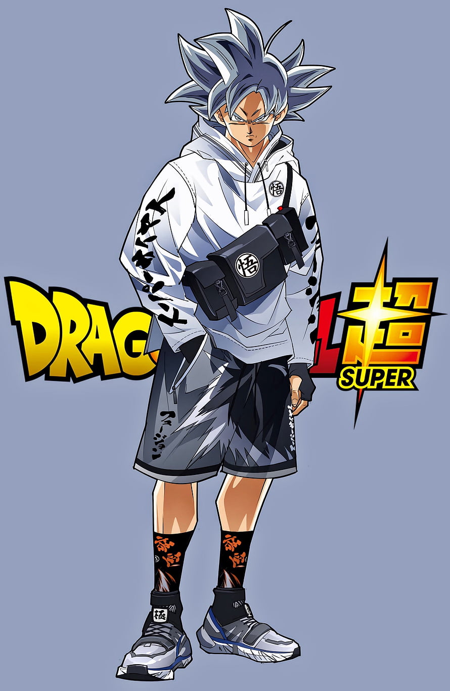 Goku Ultra Instinct Streetwear Fashion Illustration Dragon Ball Super Anime Character Art HD phone wallpaper
