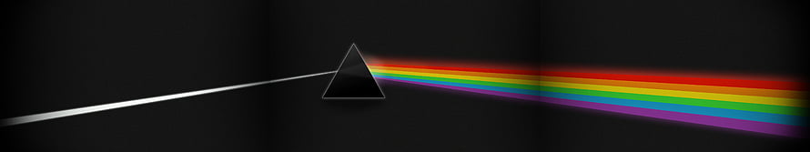 Prism Light Refraction Spectrum on Black Background HD wallpaper