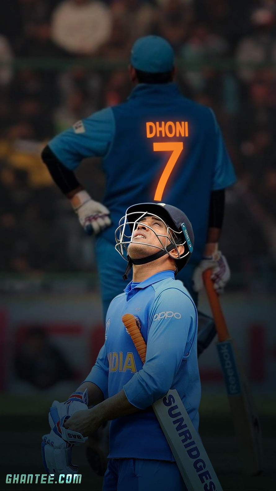 MS Dhoni Indian Cricket Team Wallpaper HD phone wallpaper