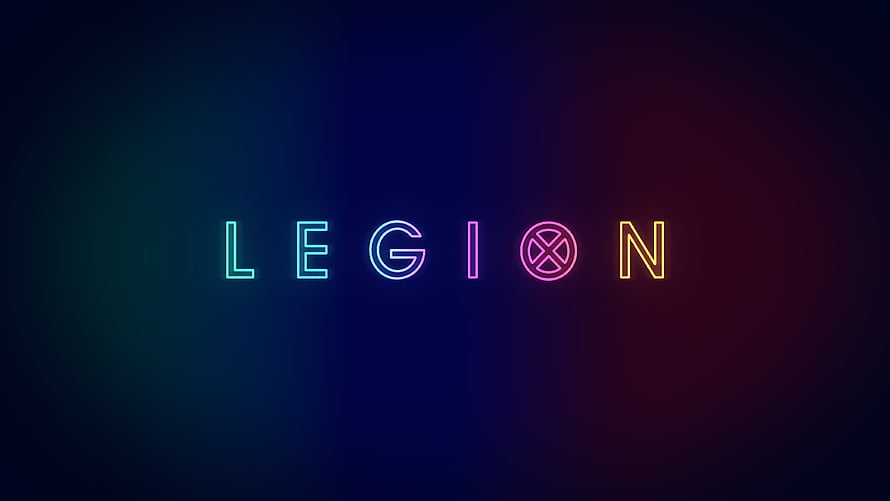 Legion TV Series Neon Logo Wallpaper HD wallpaper