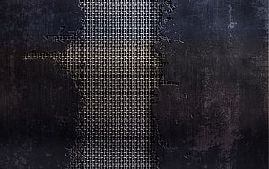 Dark Grunge Metal Mesh Texture with Scratches and Cracks HD wallpaper