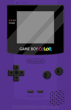 Purple Nintendo Game Boy Color Retro Handheld Console Wallpaper HD phone wallpaper