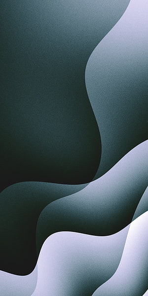 Minimalist Abstract Dark Teal and White Flowing Waves with Grainy Texture HD phone wallpaper