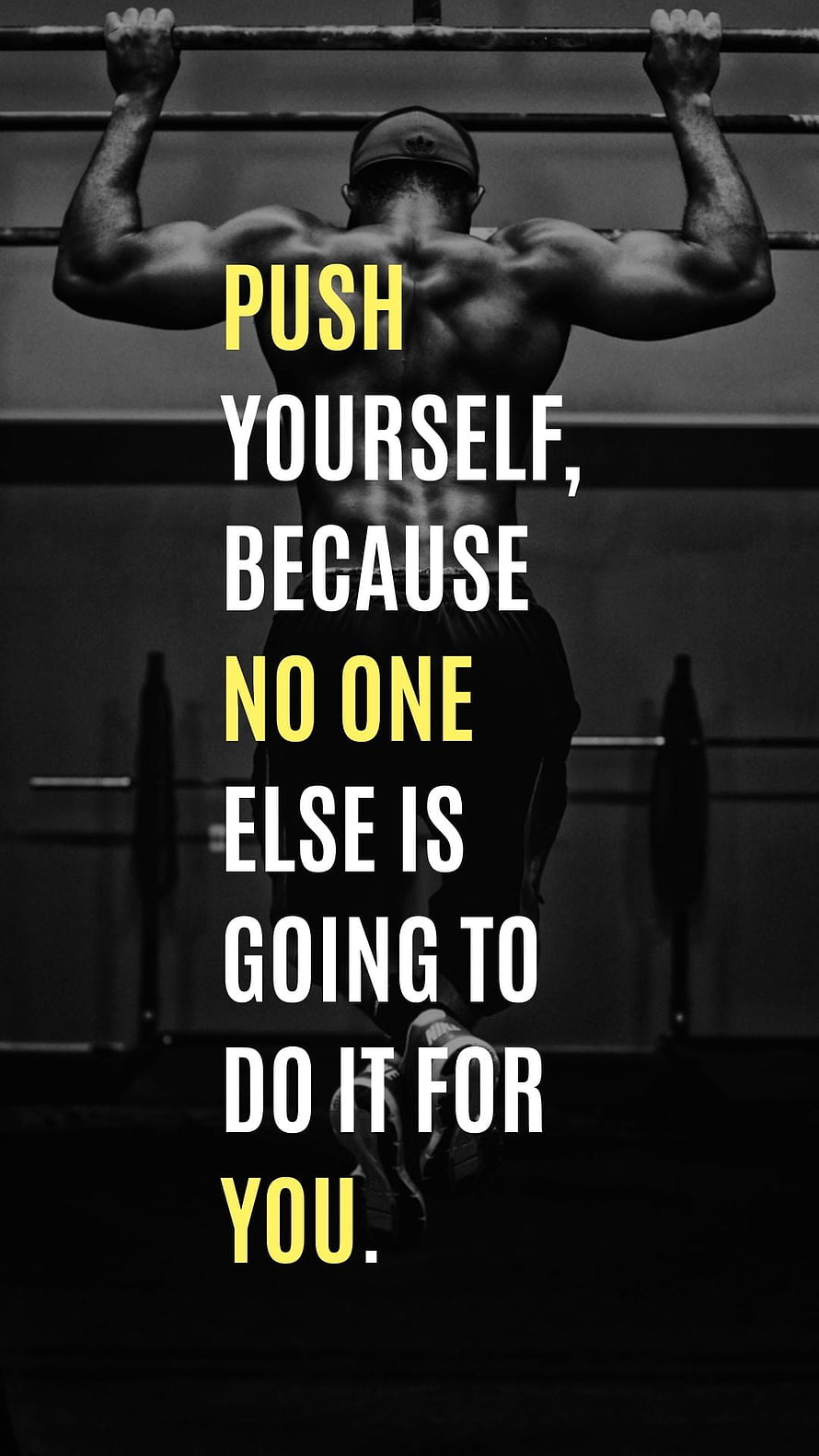 Motivational Gym Quote About Self Discipline And Hard Work HD phone wallpaper