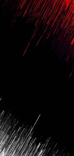 Abstract Diagonal Streaks in Red and White on Black Background HD phone wallpaper