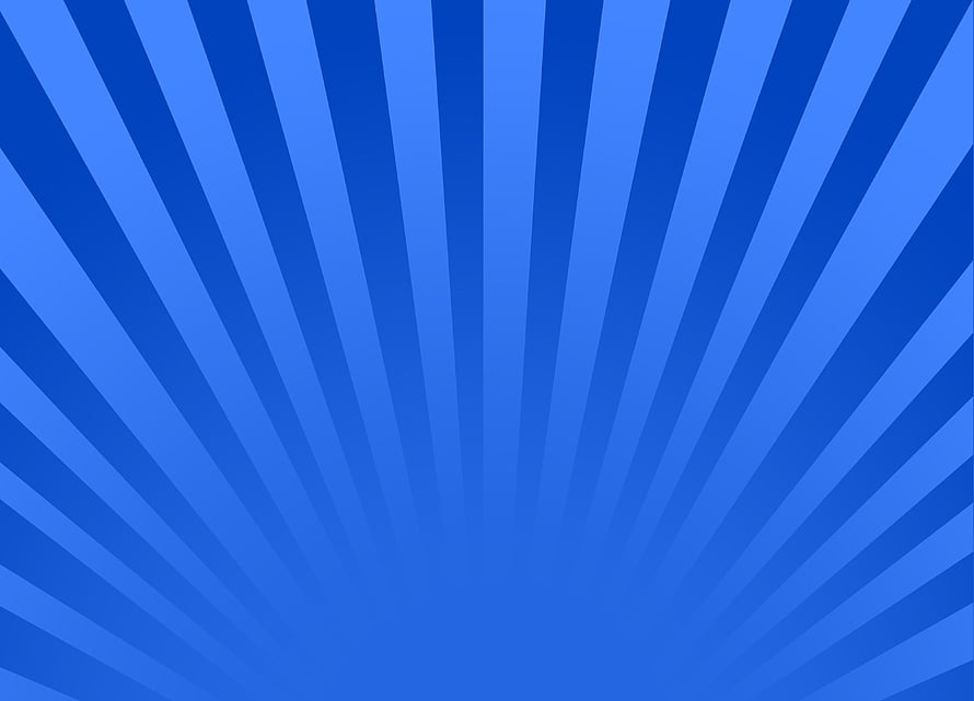 Blue Sunburst Rays Abstract Background HD wallpaper