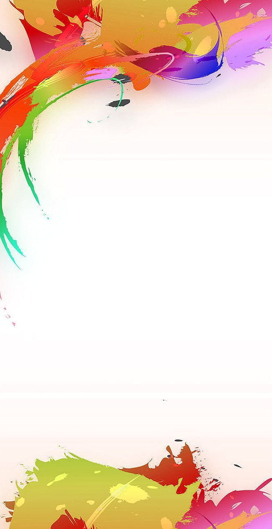 Vibrant Abstract Colorful Paint Splatter Art Background HD phone wallpaper