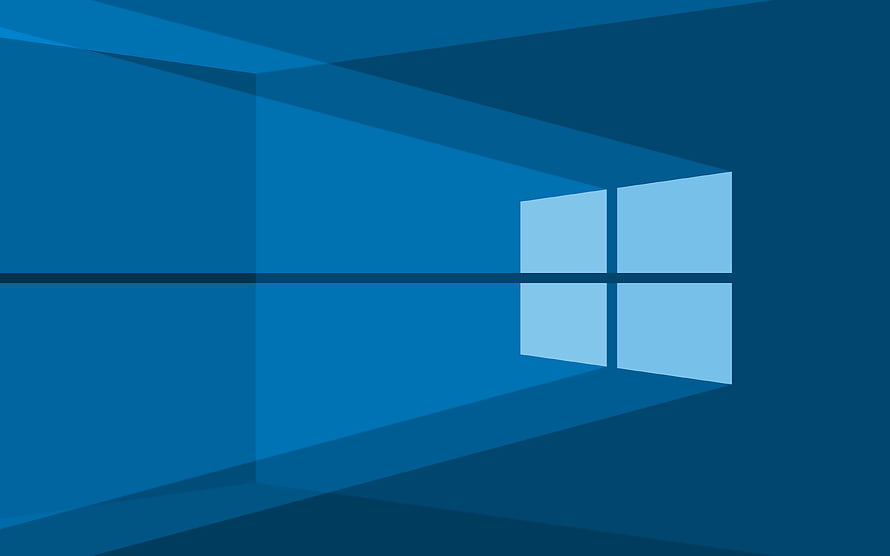 Windows 10 Default Blue Desktop Background Wallpaper HD wallpaper