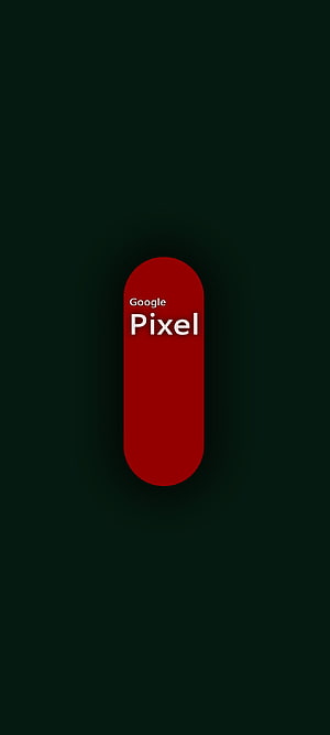 Minimalist Google Pixel Logo on Dark Green Background HD phone wallpaper