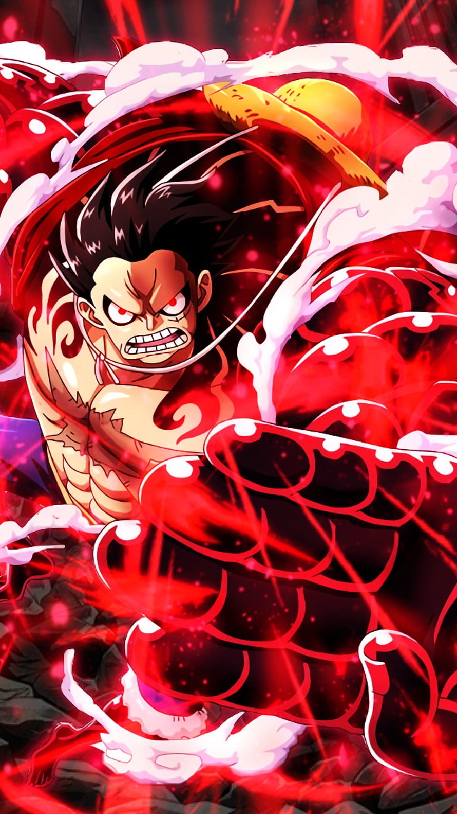 Monkey D. Luffy Gear 5 Sun God Nika Form Anime Wallpaper HD phone wallpaper
