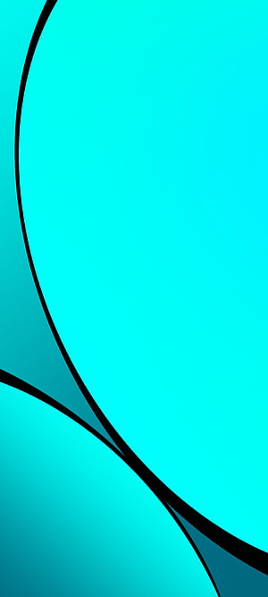 Abstract Cyan and Teal Curved Lines Wallpaper HD phone wallpaper