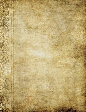 Vintage Parchment Paper Texture With Ornate Floral Border Design HD phone wallpaper