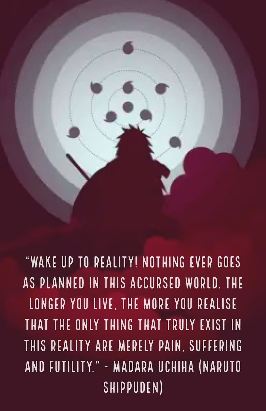 Madara Uchiha Silhouette Against Rinnegan Moon in Naruto Shippuden HD phone wallpaper