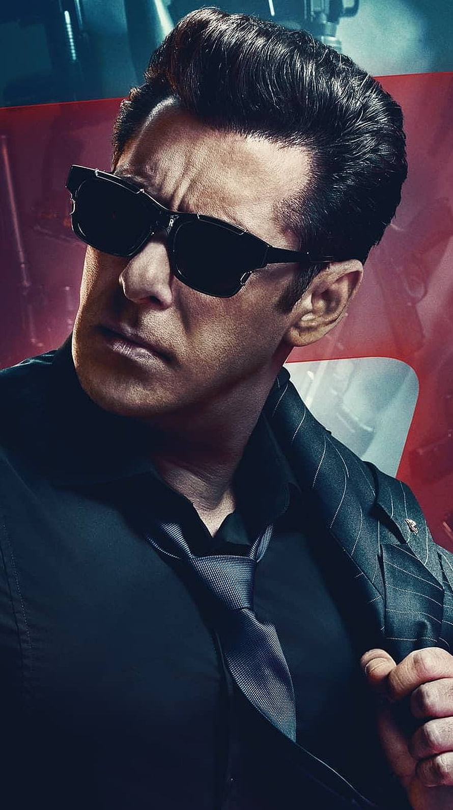 Salman Khan in Bodyguard: A Close-Up Portrait in Dark Suit and Sunglasses, Salman Khan, bollywood actor, bodyguard HD phone wallpaper