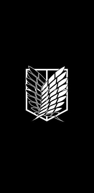 Wings of Freedom Emblem from Attack on Titan Anime Series HD phone wallpaper