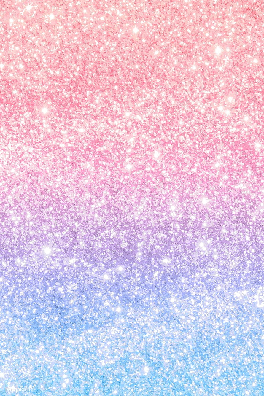 Shimmering Pink To Blue Glitter Gradient Background With Sparkles HD phone wallpaper