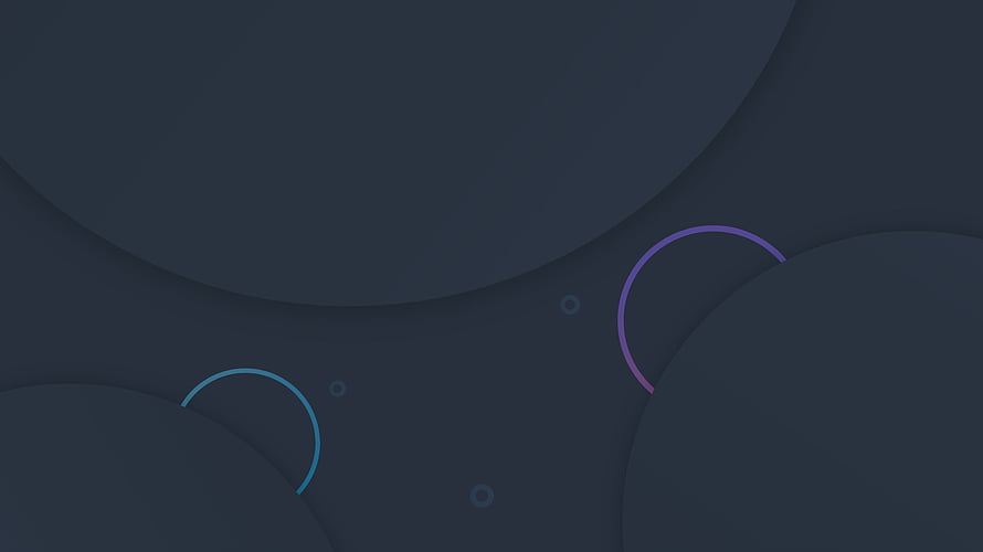 Minimalist Dark Geometric Wallpaper with Overlapping Circles and Subtle Color Accents HD wallpaper