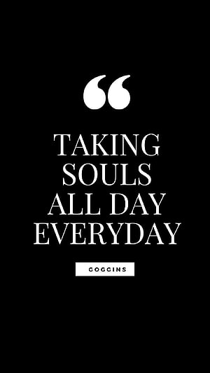 David Goggins Motivational Quote on Black Background HD phone wallpaper