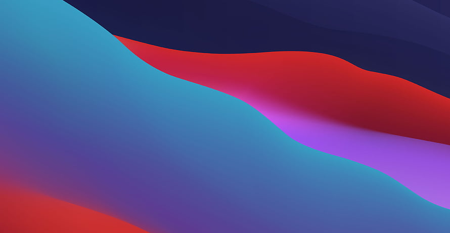 MacBook Pro M1 Abstract Wave Wallpaper with Vibrant Gradient Colors HD wallpaper