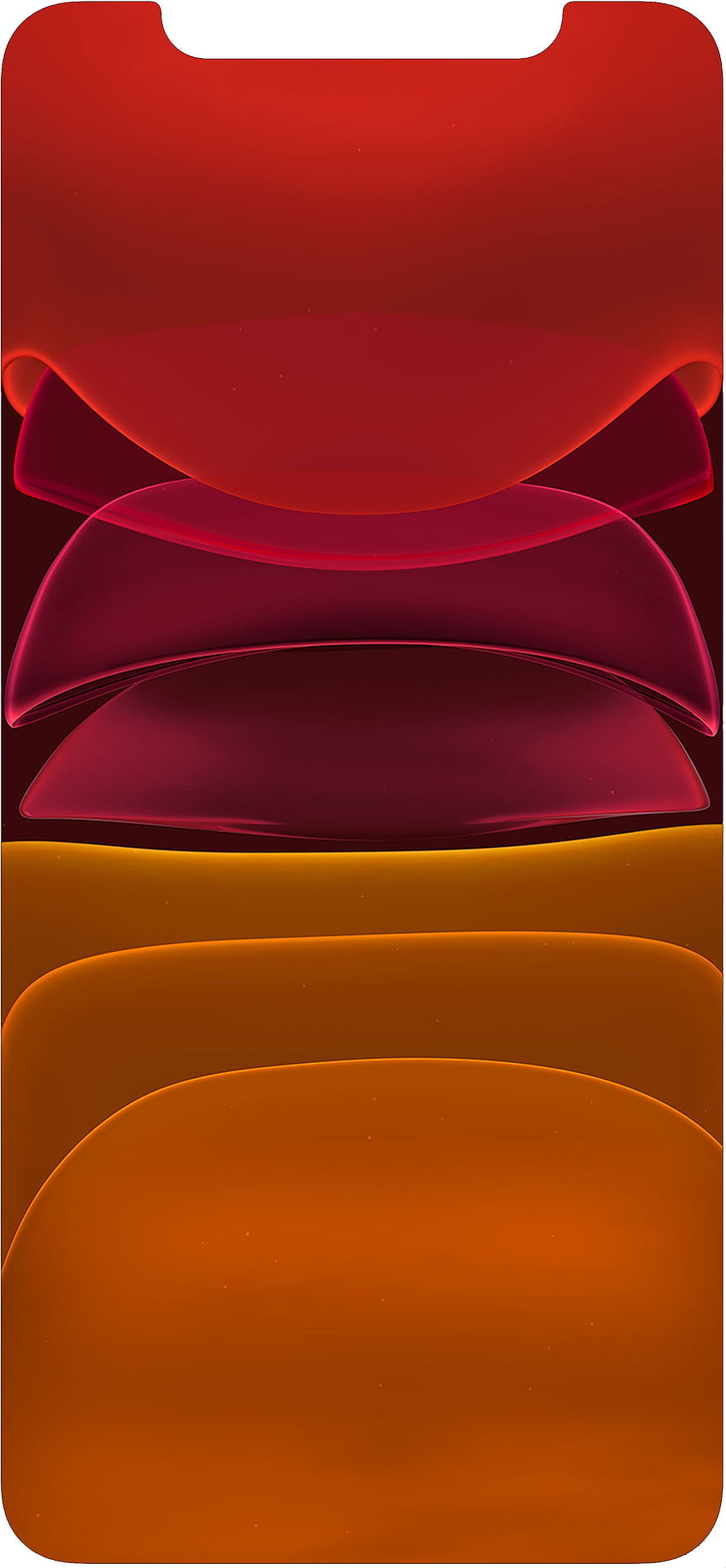 Abstract 3D Layered Shapes in Red and Orange Gradient for iPhone Wallpaper HD phone wallpaper