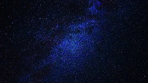 Stunning Blue Milky Way Galaxy Starry Night Sky Photography Wallpaper HD wallpaper