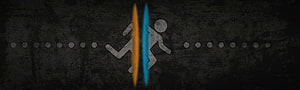 Dual Monitor Gaming Setup with Split Screen Character Silhouette HD wallpaper