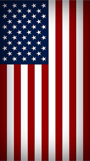 Classic American Flag with Stars and Stripes in Red White and Blue HD phone wallpaper