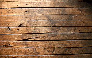 Weathered Horizontal Wooden Planks with Natural Grain and Rustic Texture HD wallpaper