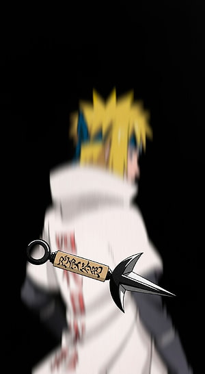 Naruto Uzumaki Sage Mode Kunai Weapon Anime Wallpaper HD phone wallpaper