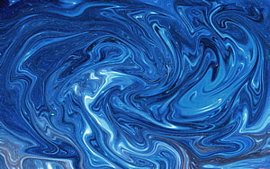 Abstract Blue Liquid Swirls and Marbled Texture Background HD wallpaper