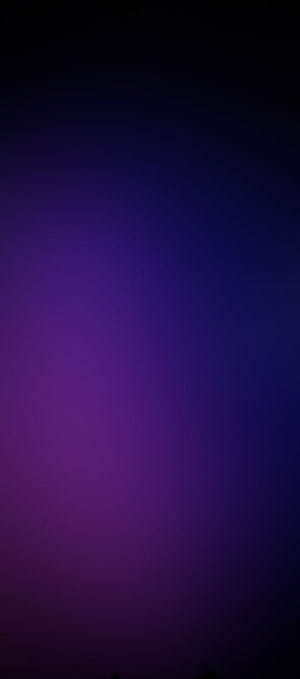 Deep Purple Gradient Sky with Faint Starlight and Dark Horizon Silhouette HD phone wallpaper