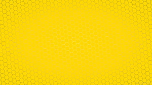 Bright Yellow Honeycomb Hexagon Pattern with Subtle Gradient and Geometric Grid Design HD wallpaper