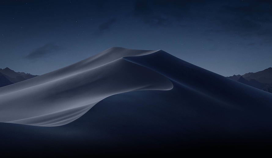 Serene Night Sand Dunes Under Starry Sky HD wallpaper