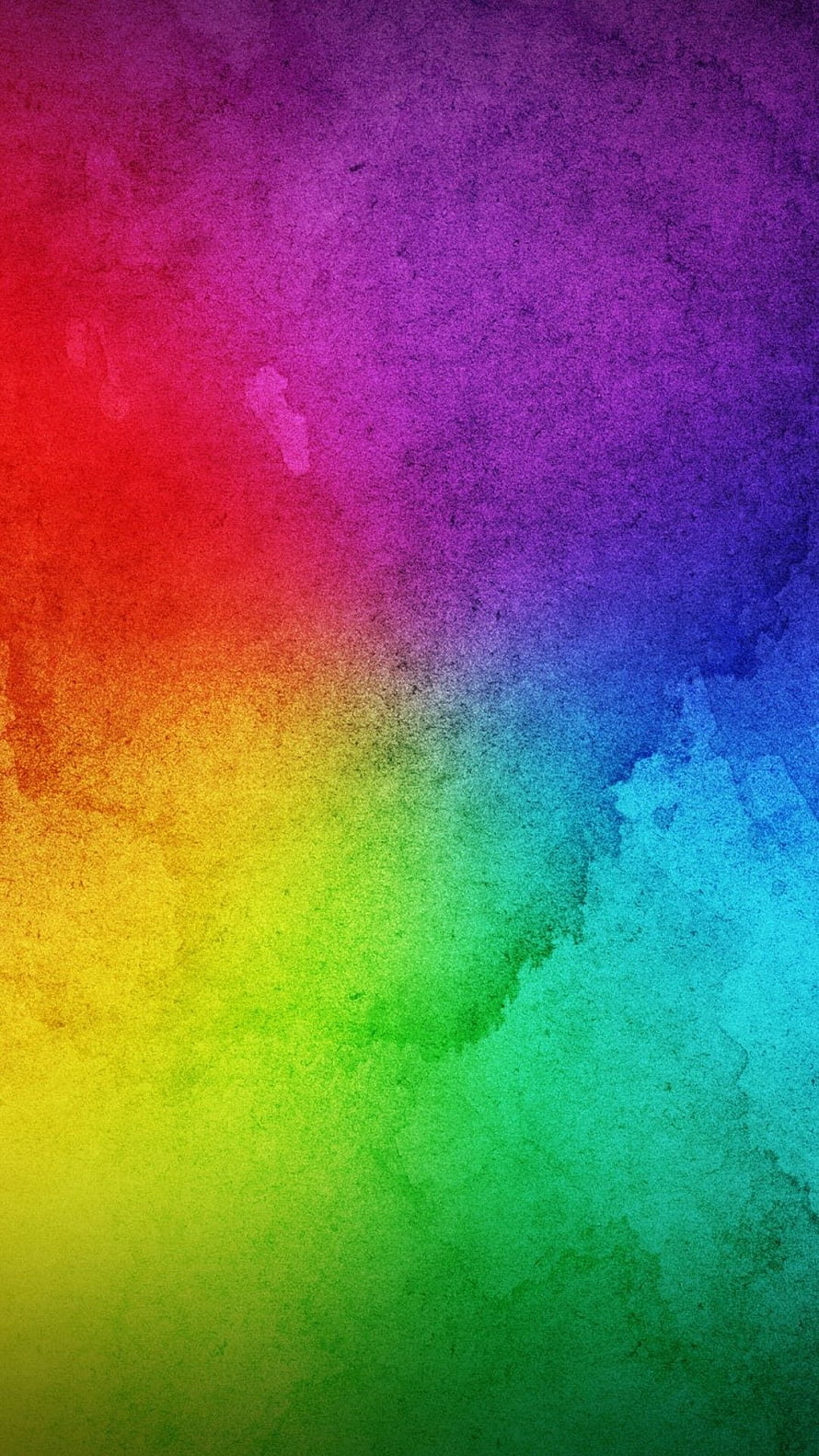 Vibrant Rainbow Watercolor Gradient with Textured Aesthetic Background HD phone wallpaper