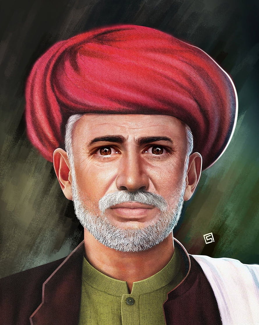 Portrait of a Middle Eastern man wearing a red turban and traditional clothing, Sandipart: Mahatma Jyotiba Phule Indian activist. Indian dom fighters, , hop background HD phone wallpaper