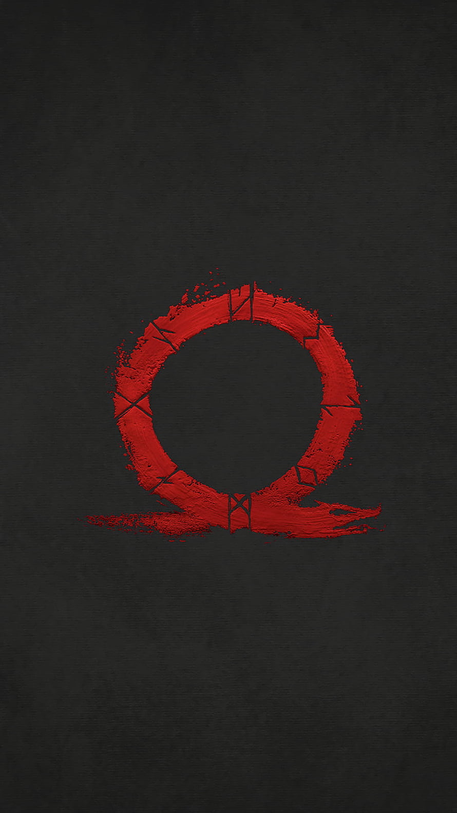 Kratos God of War Glitch Art Portrait with Green and Red Digital Distortion HD phone wallpaper