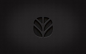 New Holland Carbon Fiber Logo on Dark Textured Background HD wallpaper