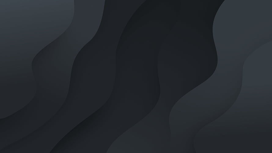 Dark Abstract Wavy Layered Background with Smooth Curved Shapes HD wallpaper