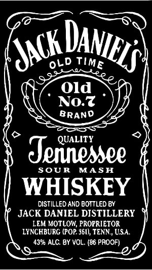 Jack Daniel's Old No. 7 Tennessee Sour Mash Whiskey Vintage Label Design HD phone wallpaper