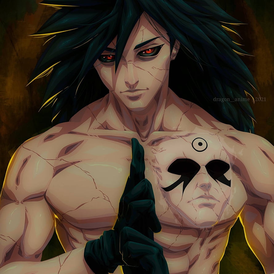 Madara Uchiha Anime Portrait With Rinnegan And Curse Mark HD phone wallpaper