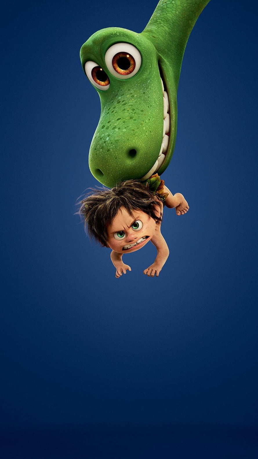 The Croods 2: A Crood Awakening - Guy and Dodo Hanging Upside Down Against Blue Sky HD phone wallpaper