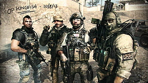 Call of Duty Modern Warfare 3 Task Force 141 Operation Kingfish Squad HD wallpaper