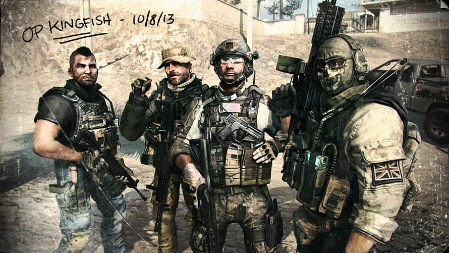 Call of Duty Modern Warfare 3 Task Force 141 Operation Kingfish Squad HD wallpaper