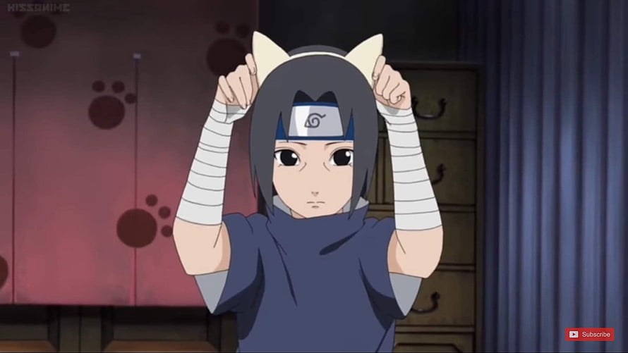 Hinata Hyuga Wearing Cat Ears Headband From Naruto Anime Series HD wallpaper