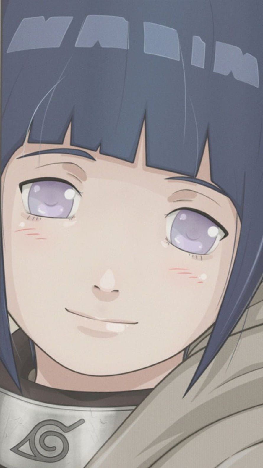Hinata Hyuga Anime Portrait With Gentle Smile And Purple Eyes HD phone wallpaper