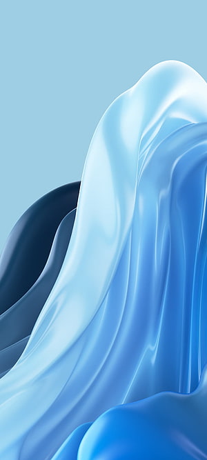 Oppo Reno 7 Pro Abstract Blue Liquid 3D Flowing Fabric Minimalist Wallpaper HD phone wallpaper