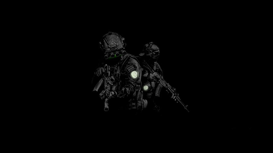 Escape from Tarkov Dark Bear Squad in Night Vision Tactical Gear HD wallpaper