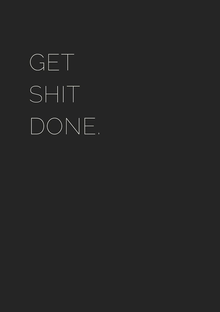 Minimalist Motivational Quote Wallpaper With White Text On Dark Background HD phone wallpaper
