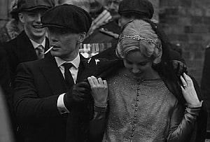 Tommy Shelby and Grace in Period Costume from Peaky Blinders HD wallpaper